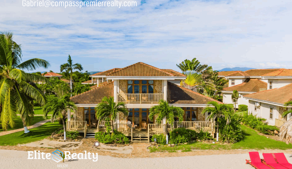 Beachfront Villa For Sale At Hopkins Bay Resort Belize Luxury Caribbean Home With Ocean View And Private Beach Access