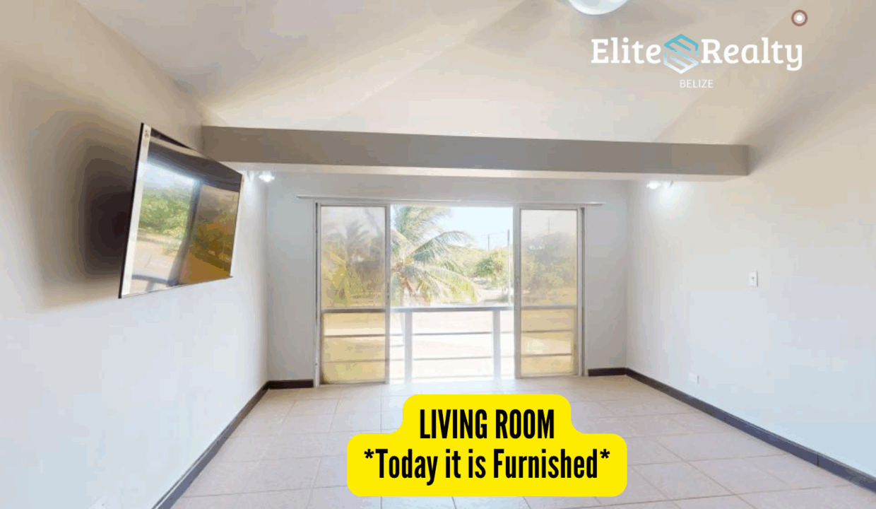 Living Room Inside 1 Bedroom Condo At Royal Palm Resort In San Pedro Ambergris Caye Belize