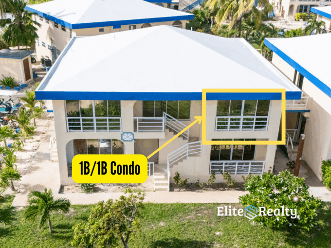 Royal Palm Resort condo building in San Pedro Ambergris Caye Belize real estate