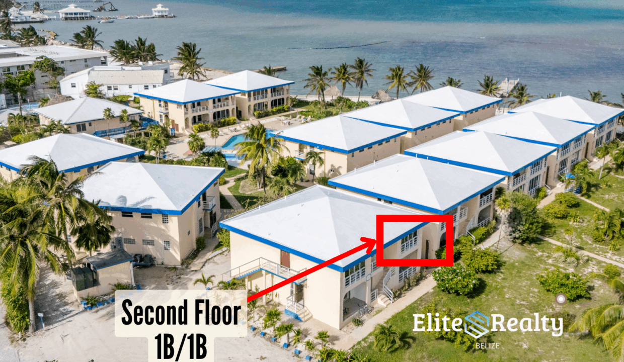 Second Floor 1 Bedroom Condo For Sale At Royal Palm Resort In San Pedro Ambergris Caye Belize
