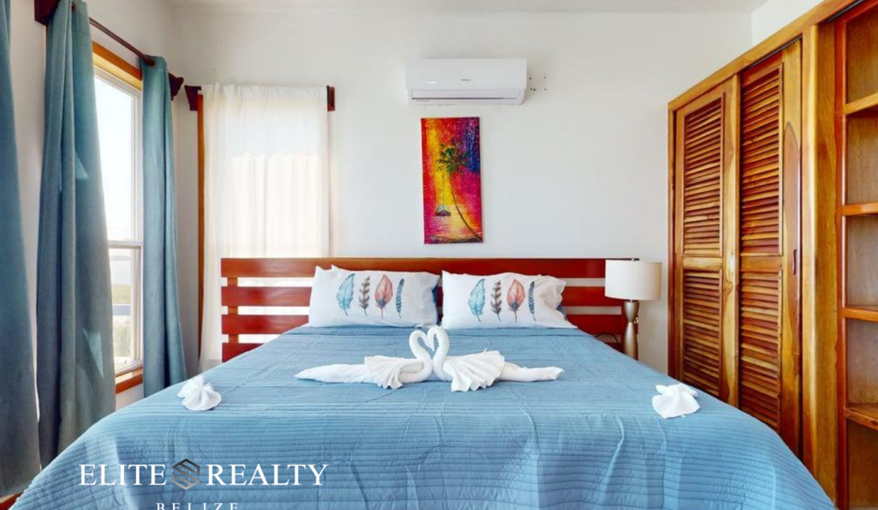 Luxury Bedroom Inside Brahma Blue Penthouse In San Pedro Ambergris Caye Belize