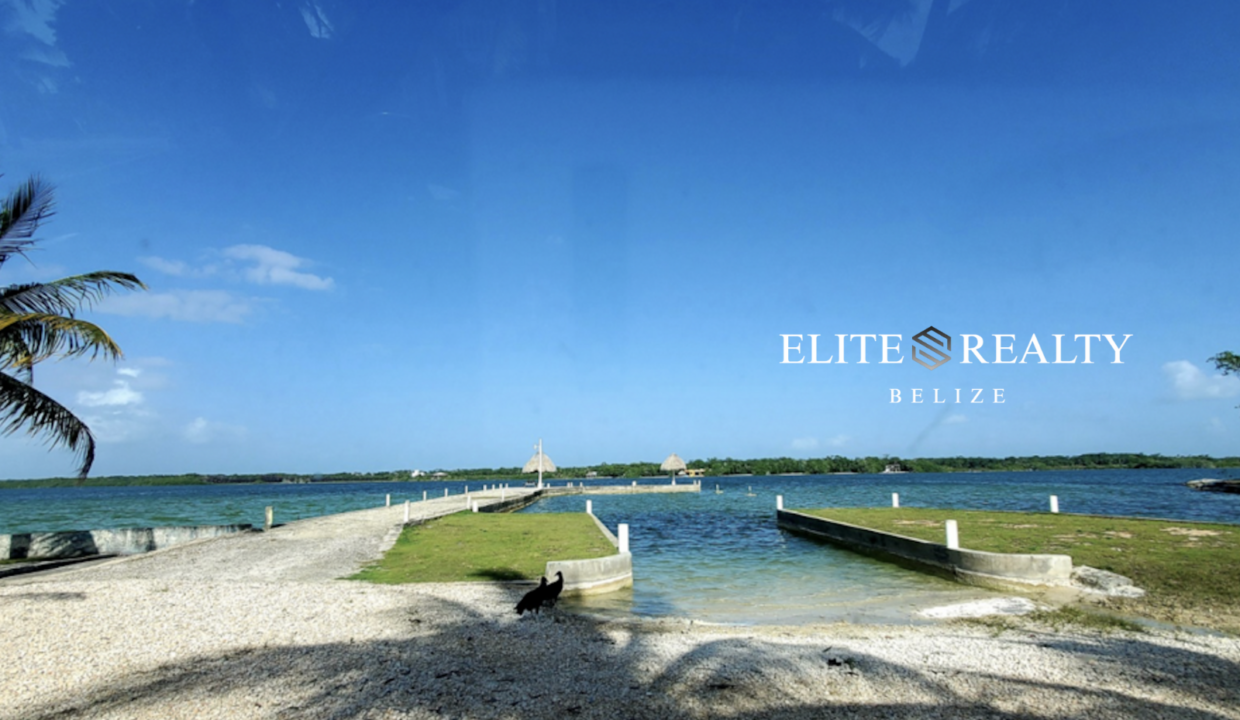 Lagoon Access And Waterfront Launch Area At Tarpon Cove Estates Near Four Mile Lagoon In Corozal Belize