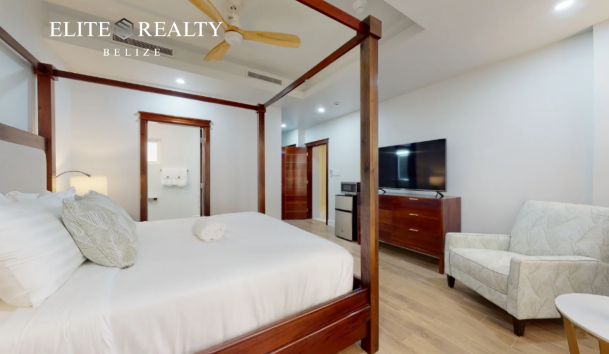 Luxury Beachfront Condo Bedroom Royal Kahal Resort San Pedro Belize Ambergris Caye Furnished Unit For Sale