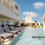 Private pool at Playa Villa 2 luxury waterfront villa San Pedro Ambergris Caye Belize
