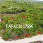 Corner lot for sale in Heredia Subdivision, North Ambergris Caye, Belize, walking distance to the beach.