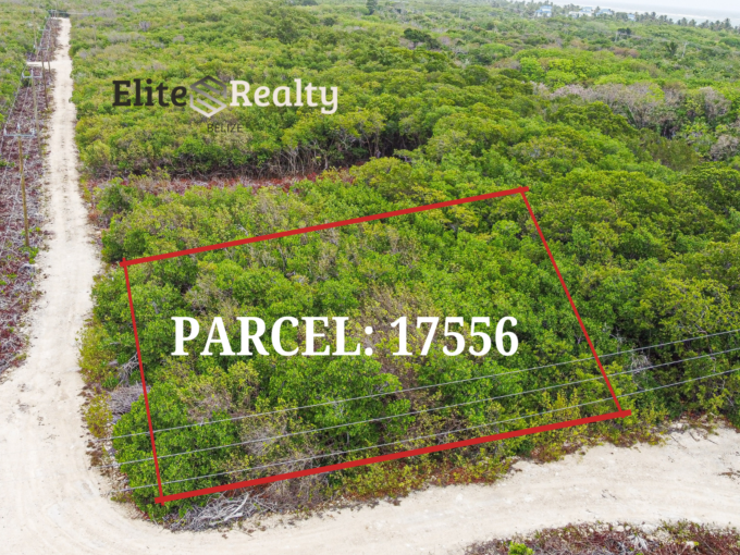 Corner lot for sale in Heredia Subdivision, North Ambergris Caye, Belize, walking distance to the beach.
